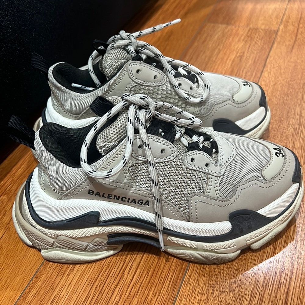Balenciaga Triple S sneakers.